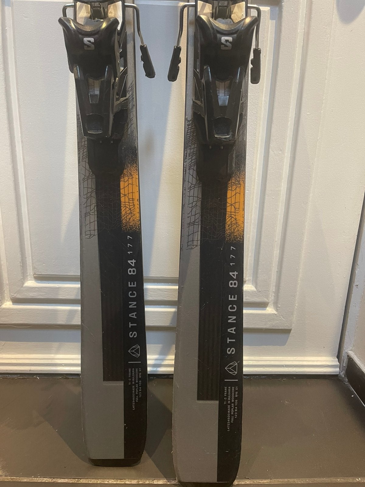 177cm SALOMON STANCE 84 all Mountain top skis, 160 tot 180 cm, Zo goed als nieuw, Carve, Skiën