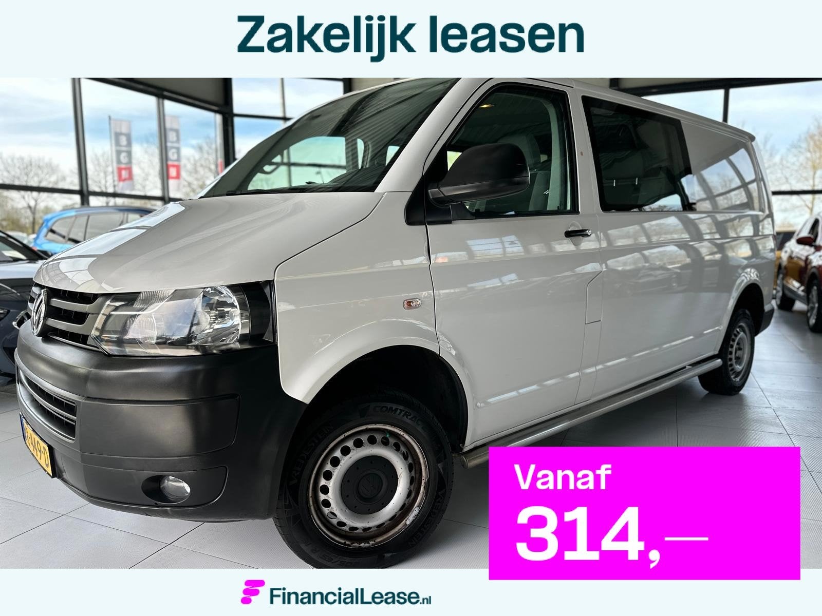 Volkswagen Transporter 2.0 L2H1 | 88000KM| ORG NL| NAP| CNG, Voorwielaandrijving, Gebruikt, Euro 6, 4 cilinders