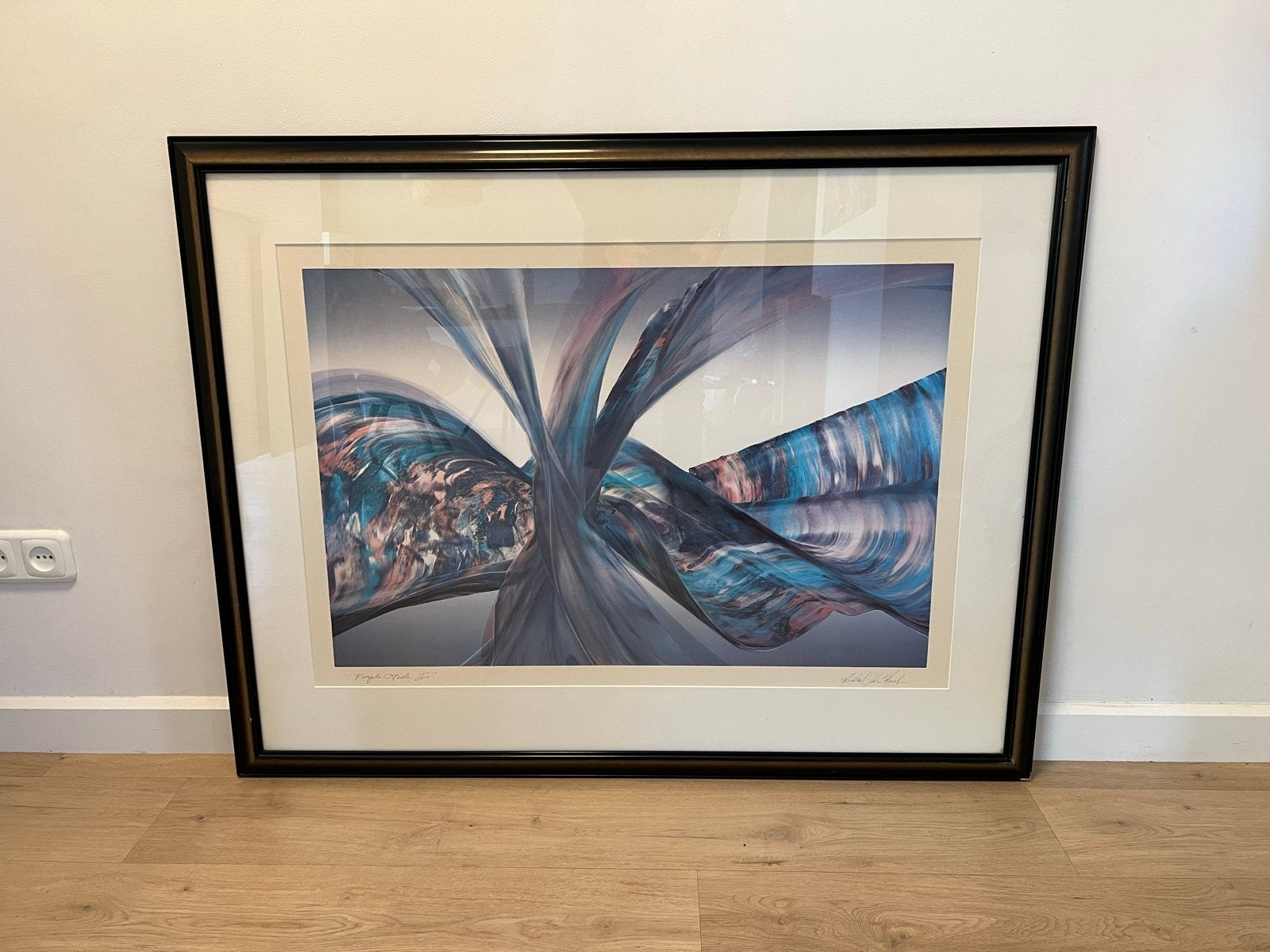Michael John March - "Purple Tide II" - Gesigneerde Litho, Antiek en Kunst, Kunst | Schilderijen | Abstract, Ophalen