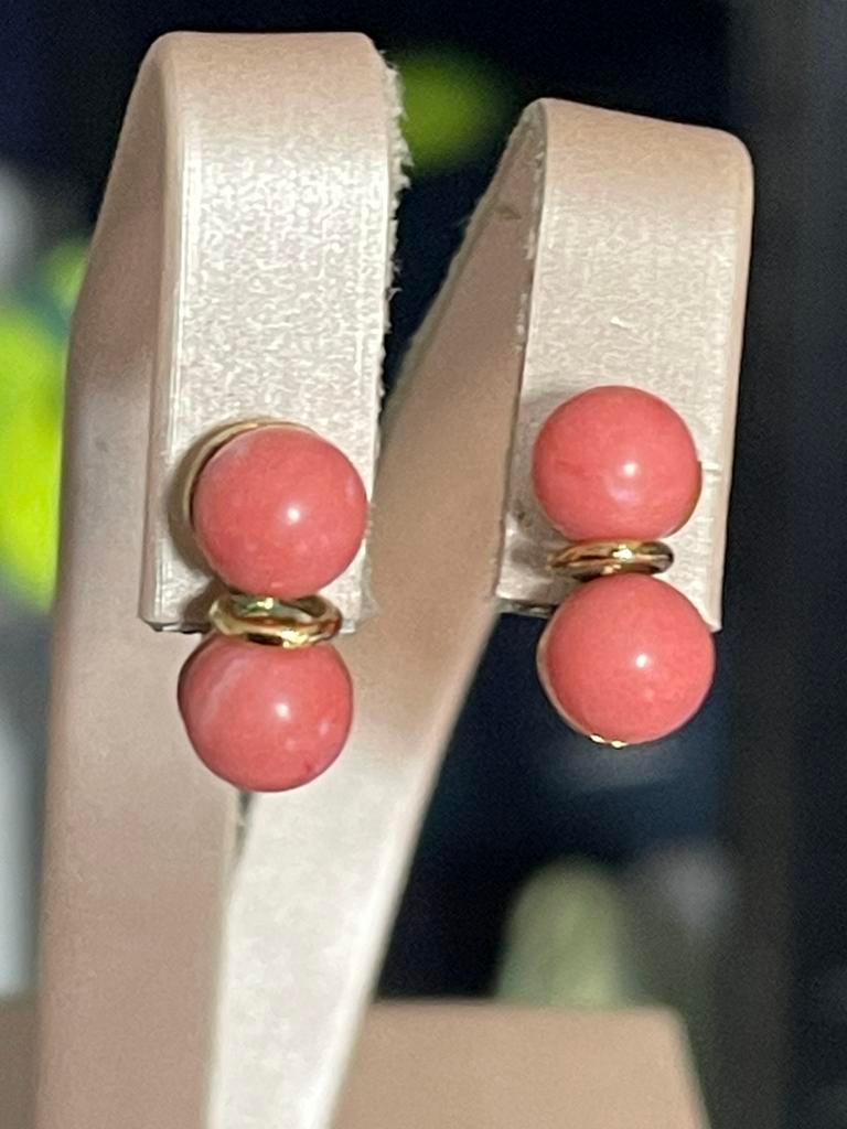 Vintage oorbellen, Ophalen of Verzenden, Zo goed als nieuw, Goud, Overige materialen