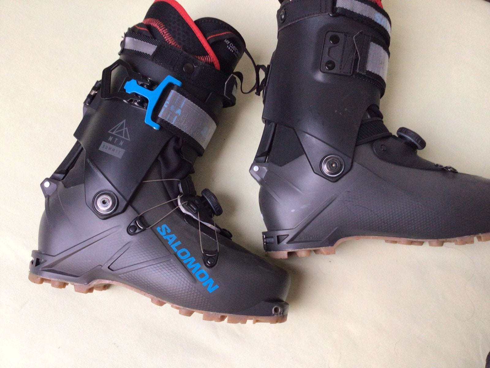 Skischoenen Salomon MNT Summit S Lab Touring maat 26 mondop., 160 tot 180 cm, Schoenen, Zo goed als nieuw, Skiën