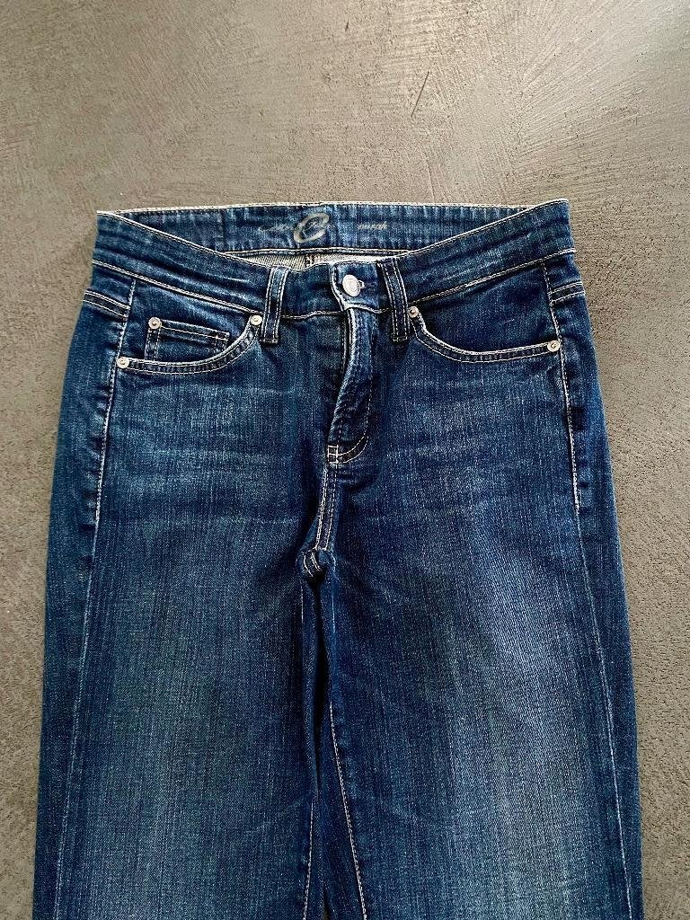 J559 Cambio maat 36=S jeans spijkerbroek broek Nora straight, Cambio, Blauw, Ophalen of Verzenden, Zo goed als nieuw