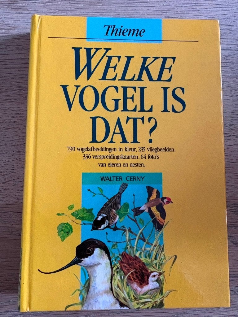 Thieme vogelgids hardcover, Ophalen, Walter Cerny, Zo goed als nieuw, Vogels