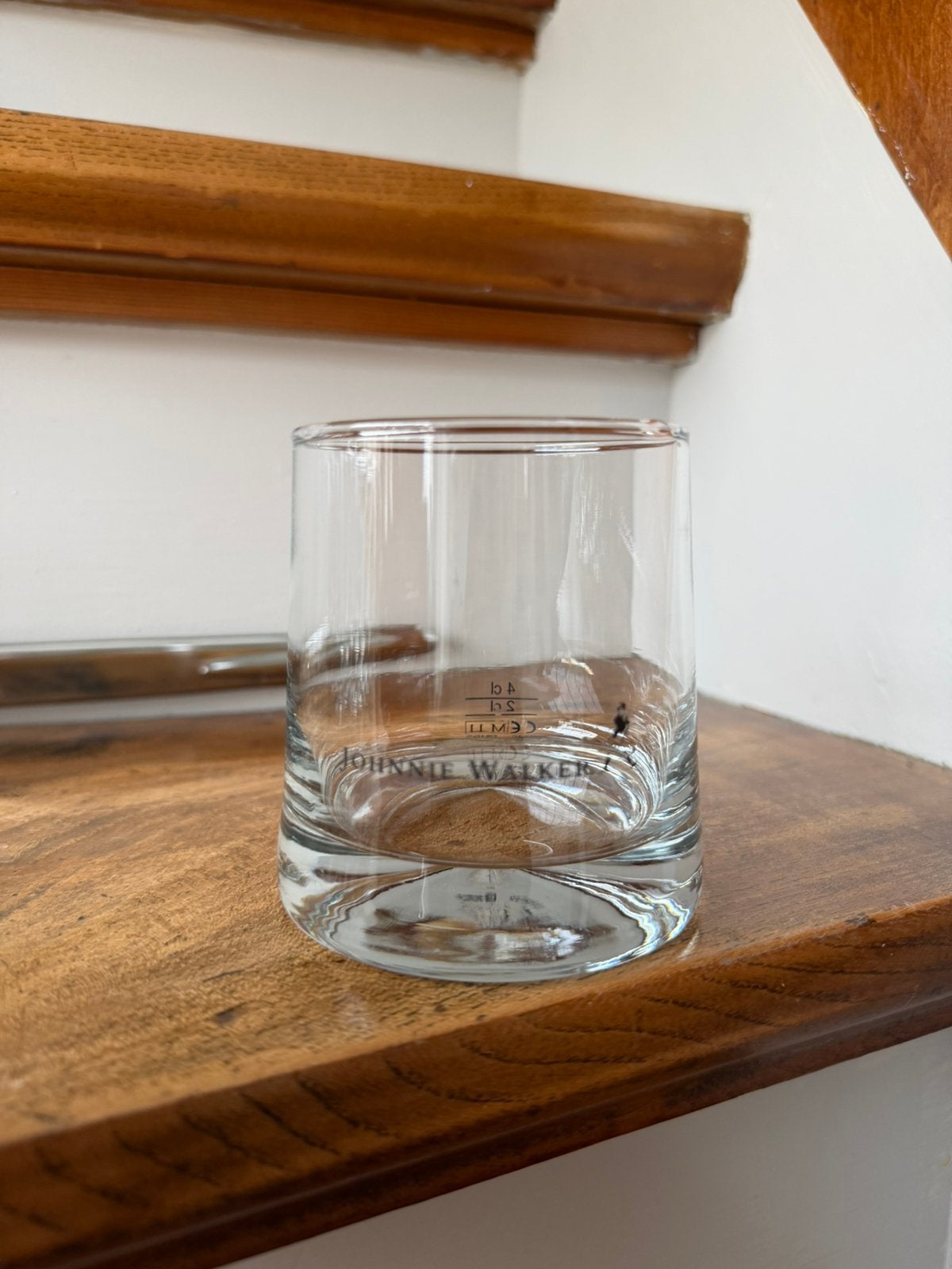Johnnie Walker whisky glas, Ophalen of Verzenden, Zo goed als nieuw, Borrel- of Shotglas