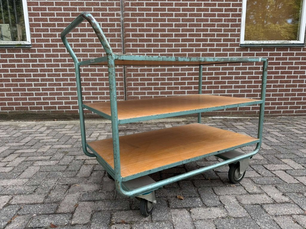 Overtoom Etagewagen, Magazijnwagen, Transportkar 3 plateaus, Niet ingevuld, Gebruikt, Transportkar, Niet ingevuld