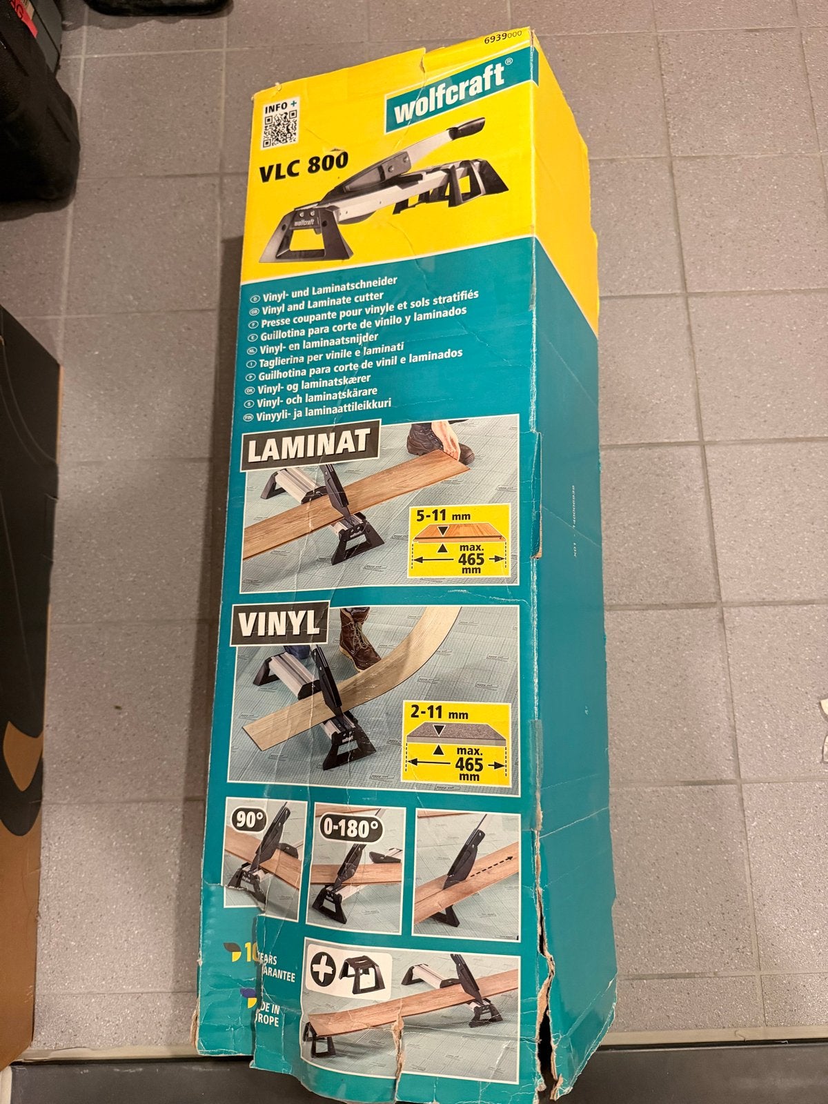 Wolfcraft VLC 800 Laminaatsnijder - Zo goed als nieuw, Ophalen, Zo goed als nieuw