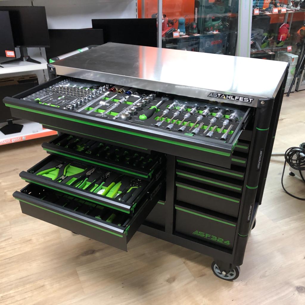 Stahlfest SF324 Gereedschapswagen - 13 Laden - 11 Gevuld, Flex Ltd., Zo goed als nieuw, https://flex.com/contact-us, Nobelstraat 10, 5807 GA Oostrum LB, Limburg, Nederland