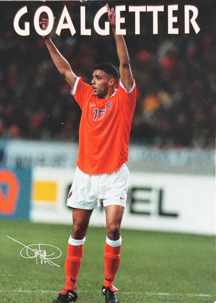 Spelerskaart Pierre van Hooydonk - Nederlands Elftal, Ophalen of Verzenden, Zo goed als nieuw, NAC Breda, Spelerskaart