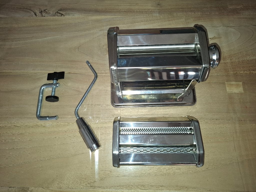 Pastapers pastamaker, Zilver, Ophalen of Verzenden, Zo goed als nieuw, Metaal