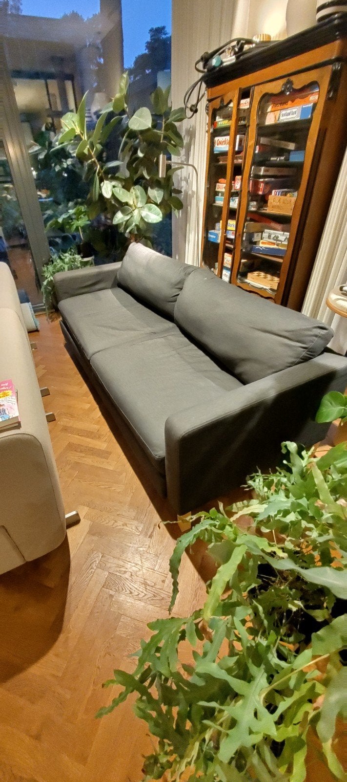 IKEA Karlstad Landskrona slaapbank 140x200 met lattenbodem, Ophalen, Gebruikt, Tweepersoons, 140 cm