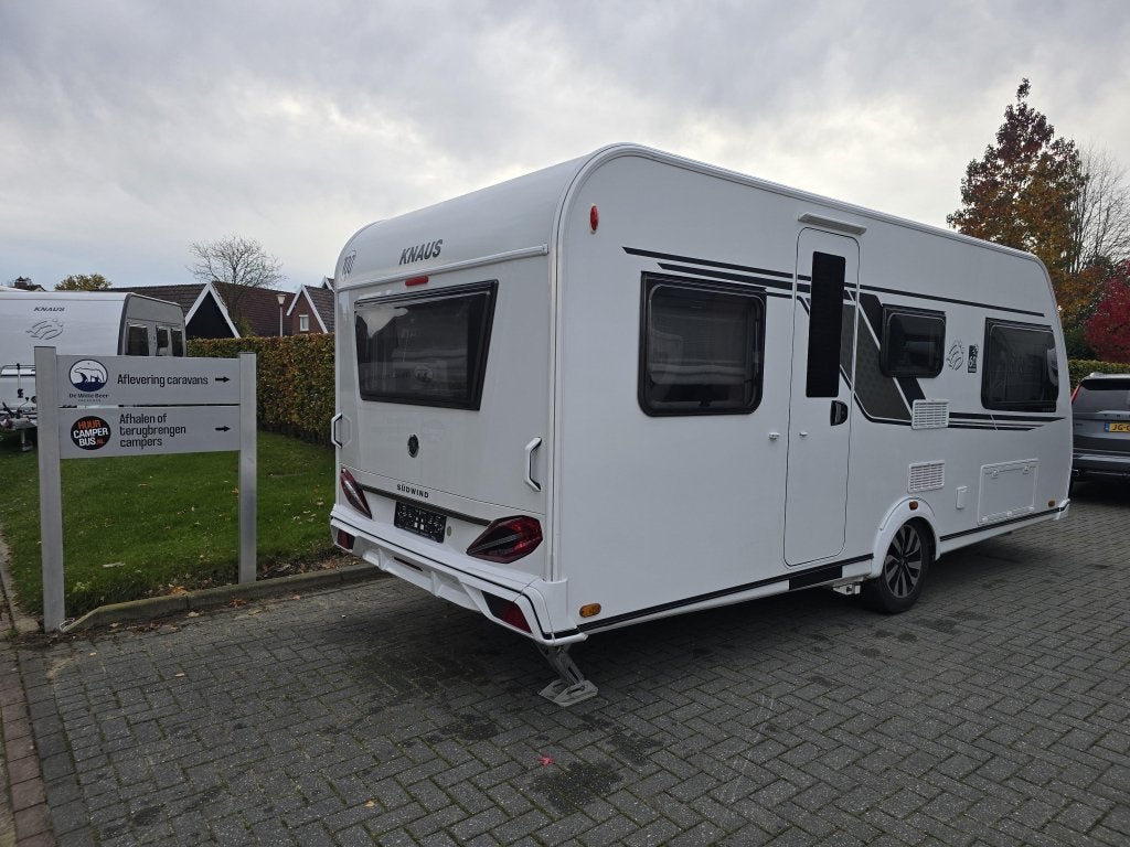 Knaus Sudwind 60 Years 500 EU met mover en lengtebedden, Caravans en Kamperen, Rondzit, Bedrijf, 5 tot 6 meter, Knaus