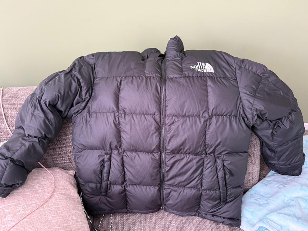The North Face Zwarte Jas Maat L, Ophalen of Verzenden, Gedragen, Maat 52/54 (L), Zwart
