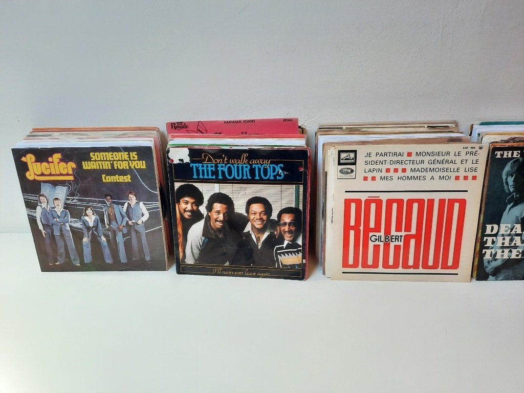 Singeltjes te koop diversen 204 stuks, Cd's en Dvd's, Ophalen, Gebruikt, 7 inch, Overige typen
