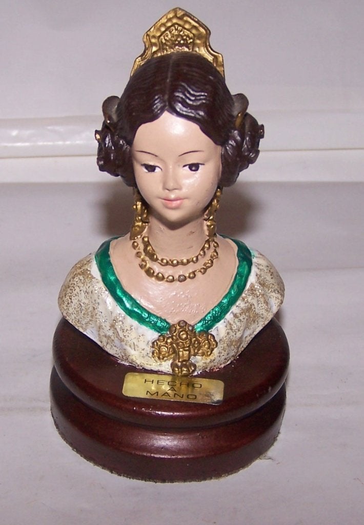 Buste van een Spaanse dame - Hecho a Mano. Nwst., Ophalen of Verzenden, Zo goed als nieuw, Mens