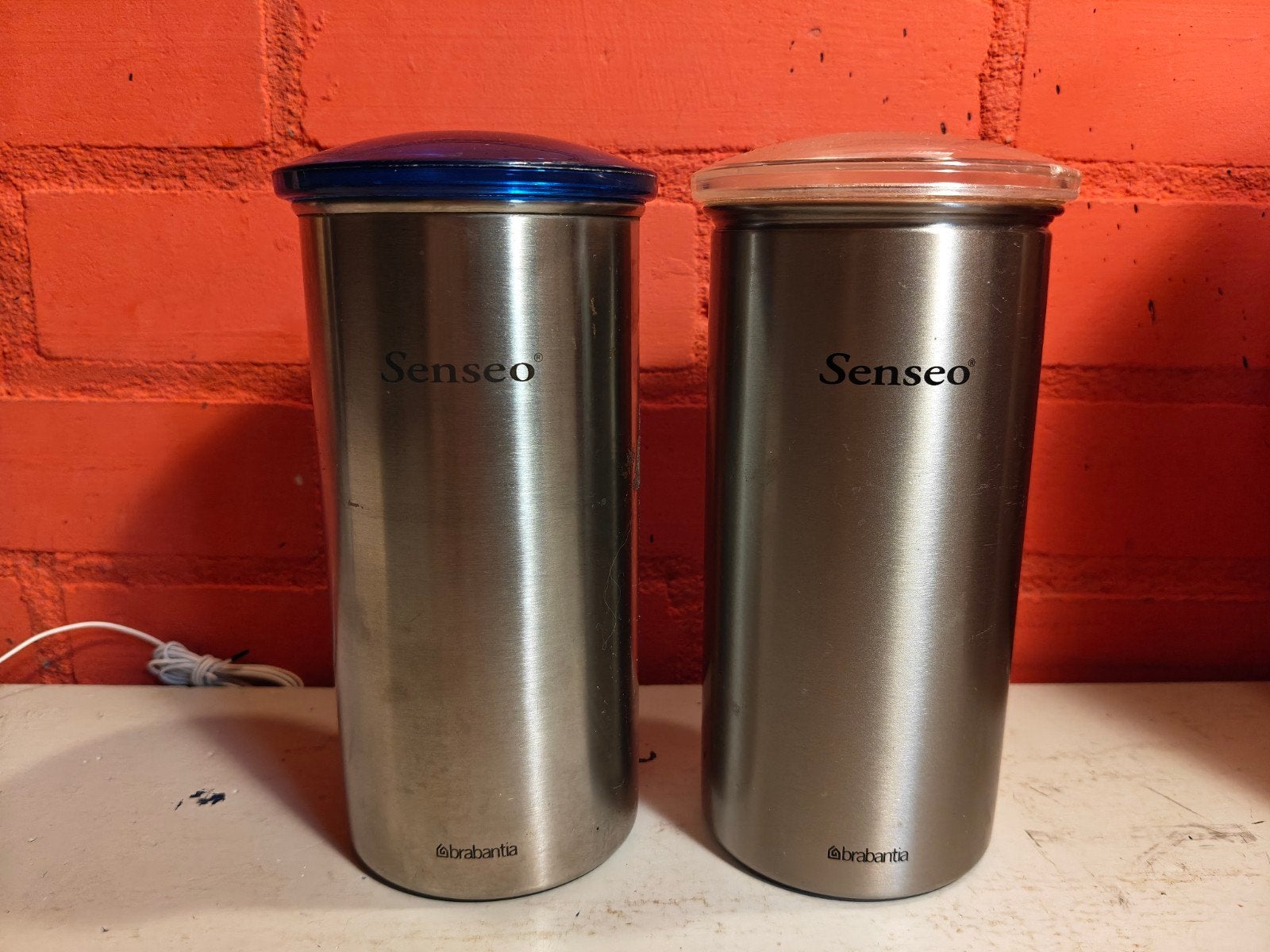 Brabantia Senseo koffiepads voorraadbussen (set van 2), Ophalen of Verzenden, Gebruikt