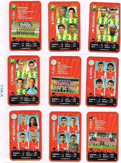 Goalgetter - Voetbalkaartspel - complete set (82), Ophalen of Verzenden, Buitenlandse clubs, Poster, Plaatje of Sticker