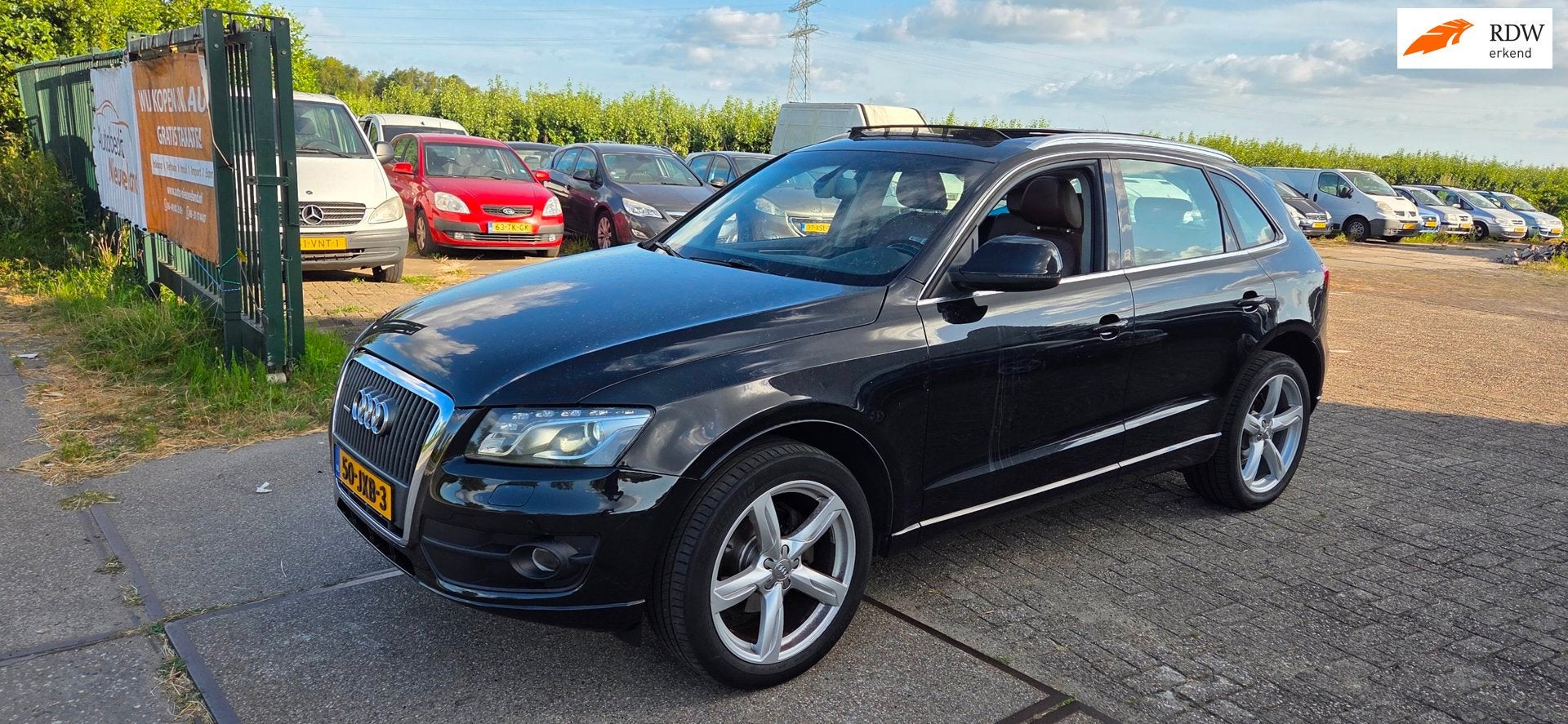 Audi Q5 2.0 TFSI quattro Panorama| Xenon | Leder | 44| apk, Auto's, Automaat, Euro 5, Gebruikt, Zwart