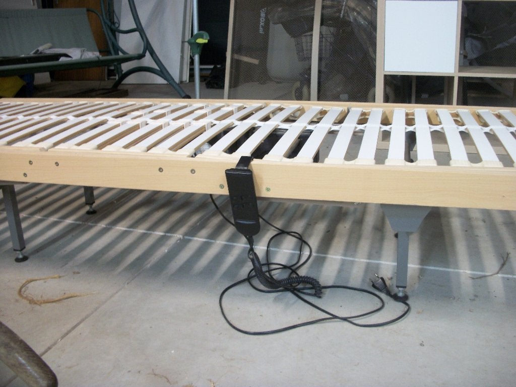 te koop bedbodem op poten., Ophalen, Gebruikt, Eenpersoons, 80 cm