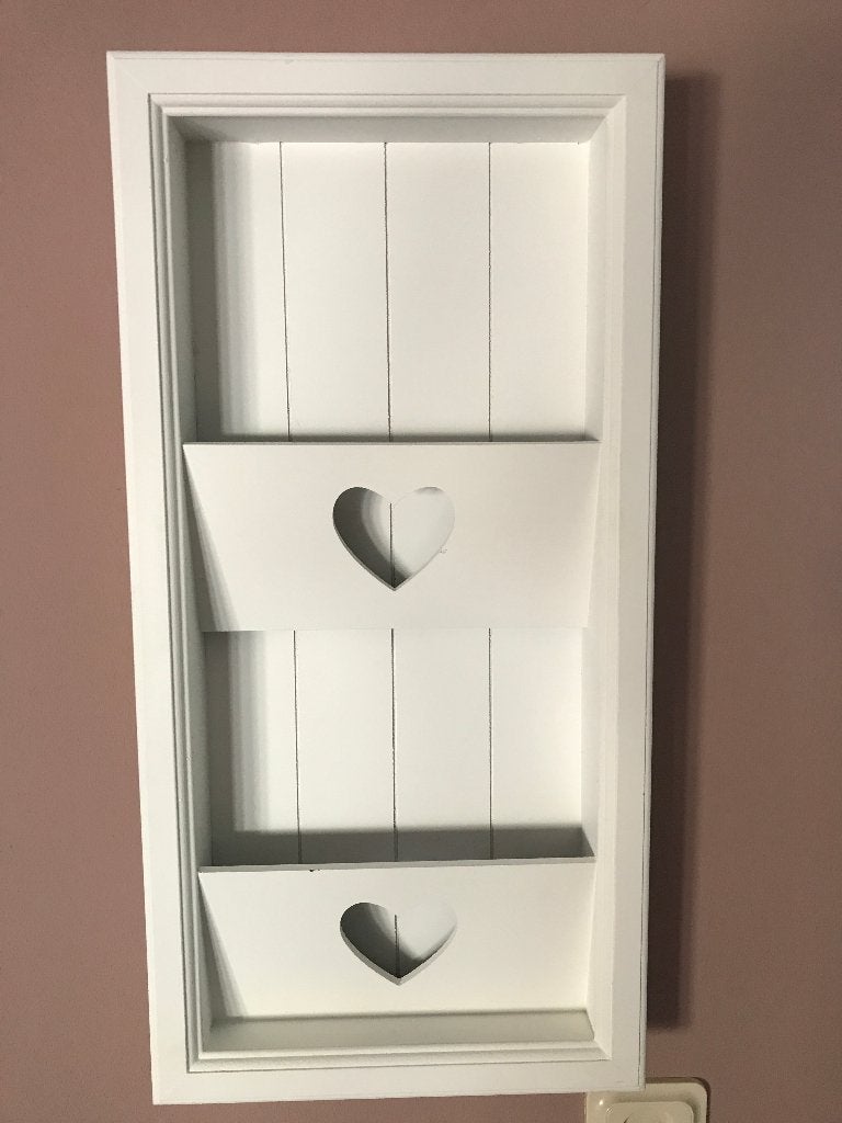 Leuke landelijke stijl tijdschriften bak., Wandmontage, Ophalen of Verzenden, Zo goed als nieuw, Tijdschriftenrek
