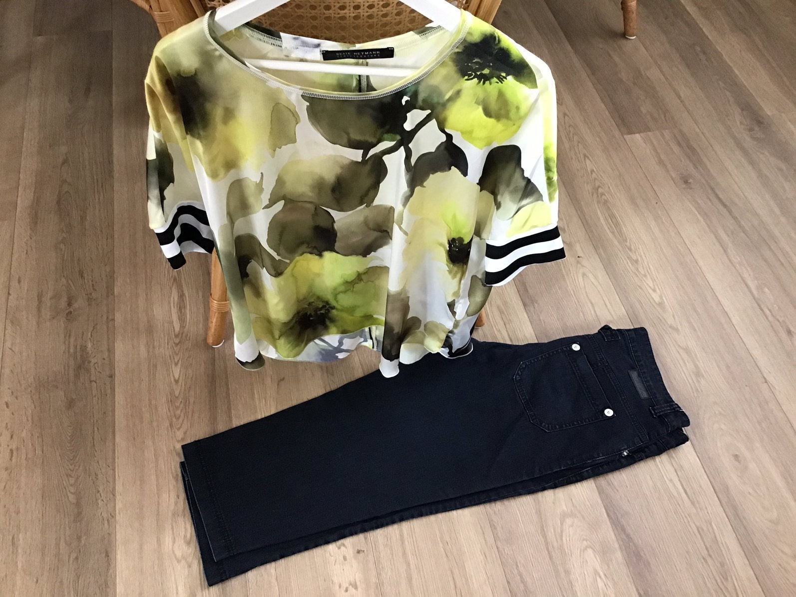 BEATE HEYMANN!Lúxe Top 44/46& MAC!Lúxe Broek.Stijlvol! Sámen, Kleding | Dames, Ophalen of Verzenden, Zo goed als nieuw, Maat 42/44 (L)