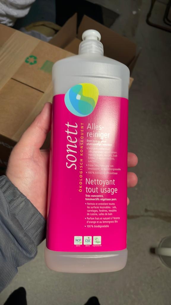 Sonett 1 liter Allesreiniger (Ekoplaza), Huis en Inrichting, Ophalen, Schoonmaakmiddel