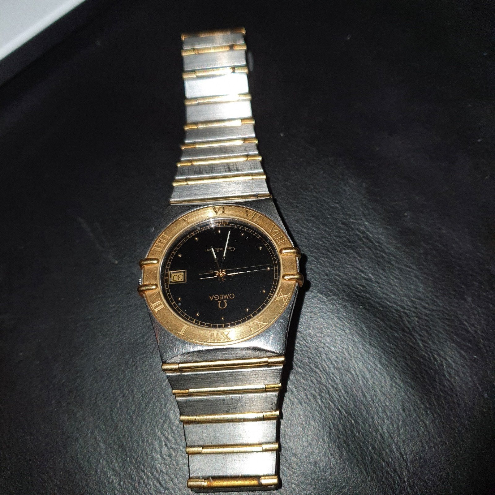 Omega Constellation Polshorloge Staal/Goud, Ophalen of Verzenden, Omega, 1960 of later