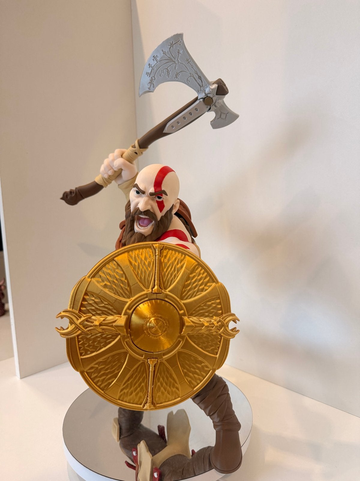 3D  Kratos figuur - God of War, Verzamelen, Poppetjes en Figuurtjes, Ophalen of Verzenden, Nieuw