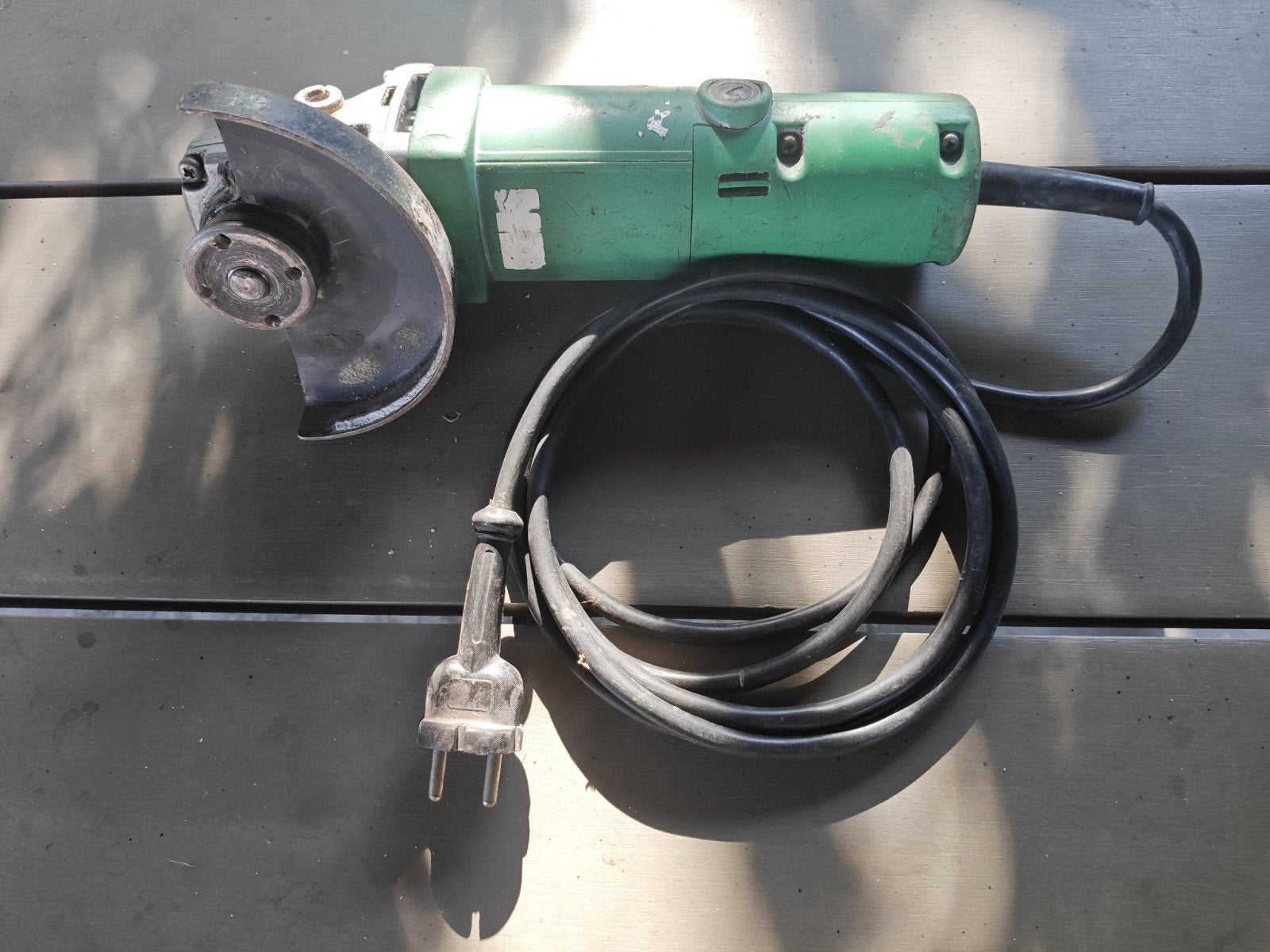 Haakse slijper Hitachi G12SA 750 watt, Doe-het-zelf en Verbouw, Gereedschap | Slijpmachines, Ophalen of Verzenden, Gebruikt, 700 tot 1000 watt