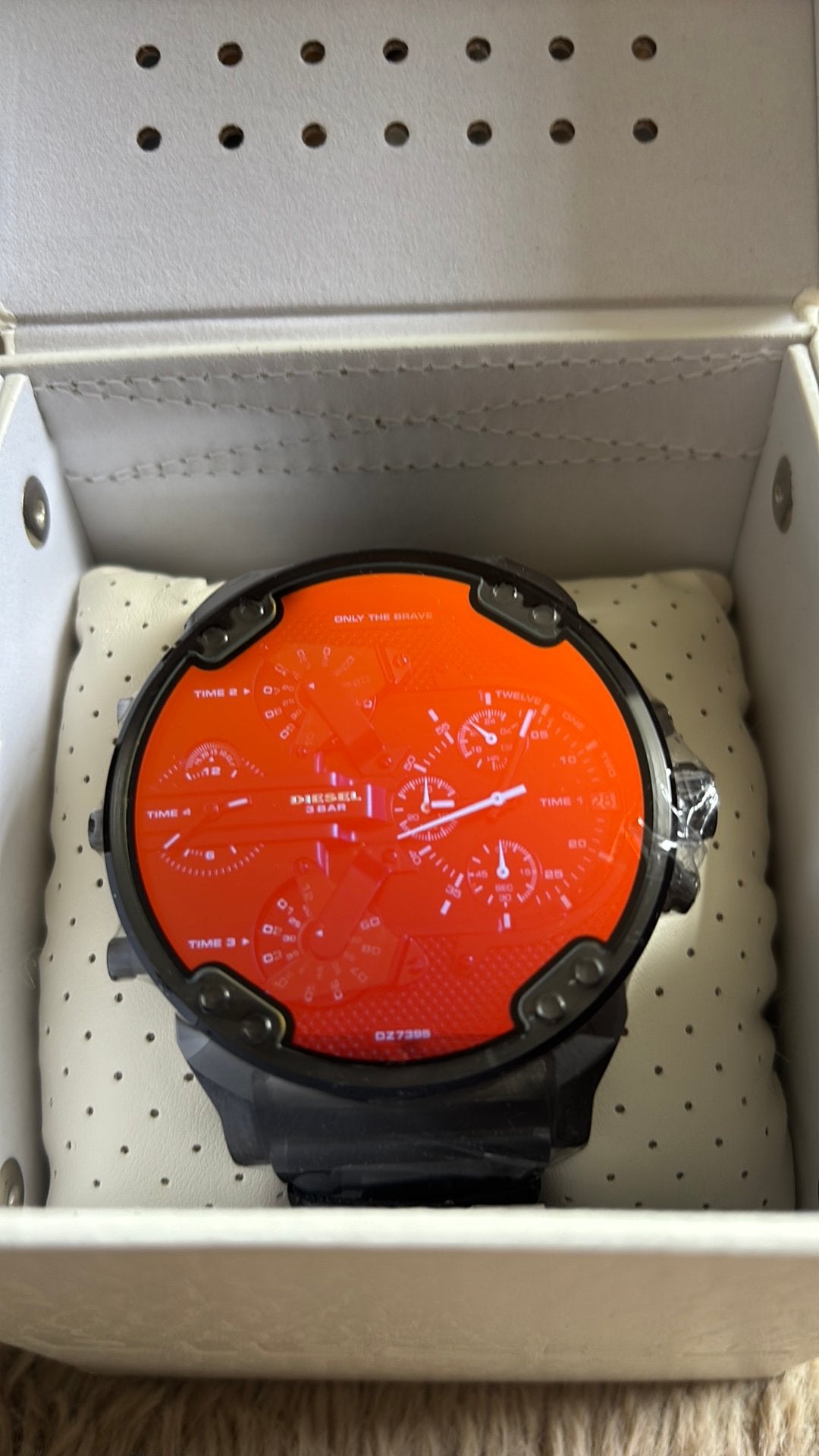 Diesel horloge DZ7395, Overige merken, Leer, Polshorloge, Nieuw
