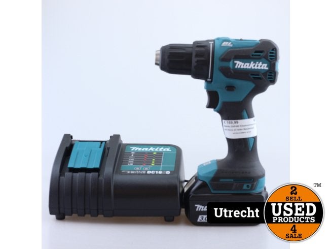 Makita DHP490 Klopboormachine Incl Accu en Lader Nieuwstaat, Makita, Zo goed als nieuw, Support@makita.com, Makita Corporation, 3-11-8, Sumiyoshi-cho, 
Anjo, Aichi 446-8502
Japan