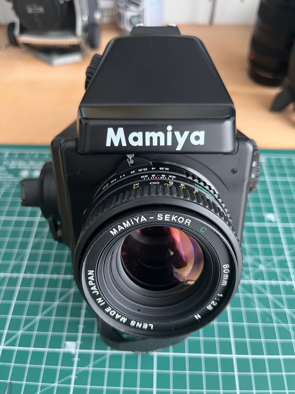 Mamiya 645e met 80mm, Ophalen of Verzenden, Zo goed als nieuw, Spiegelreflex, Overige Merken