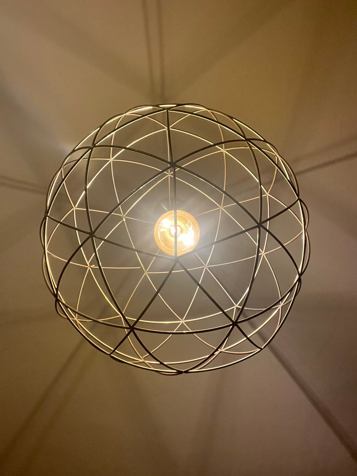 Retro hanglamp, Dieren en Toebehoren, Ophalen, Zo goed als nieuw
