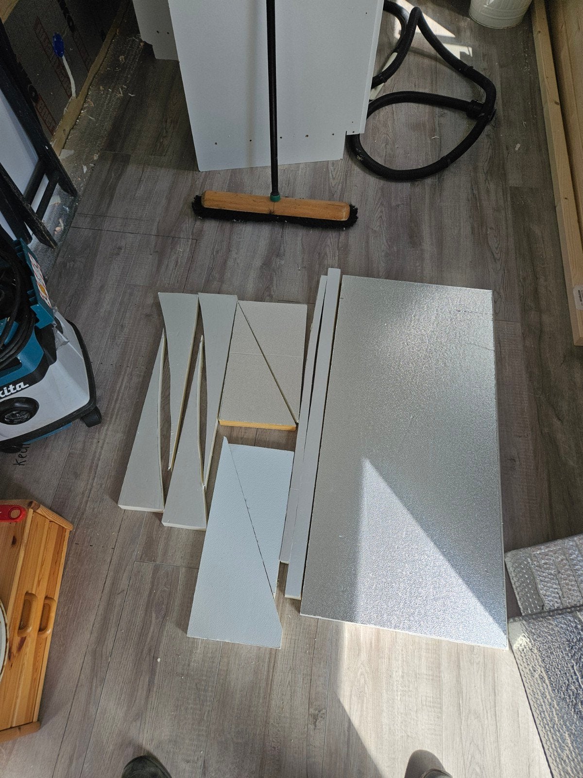 Restje 40mm PIR platen, Doe-het-zelf en Verbouw, Isolatie en Afdichting, Ophalen, Hardschuim (Pir), 4 tot 8 cm