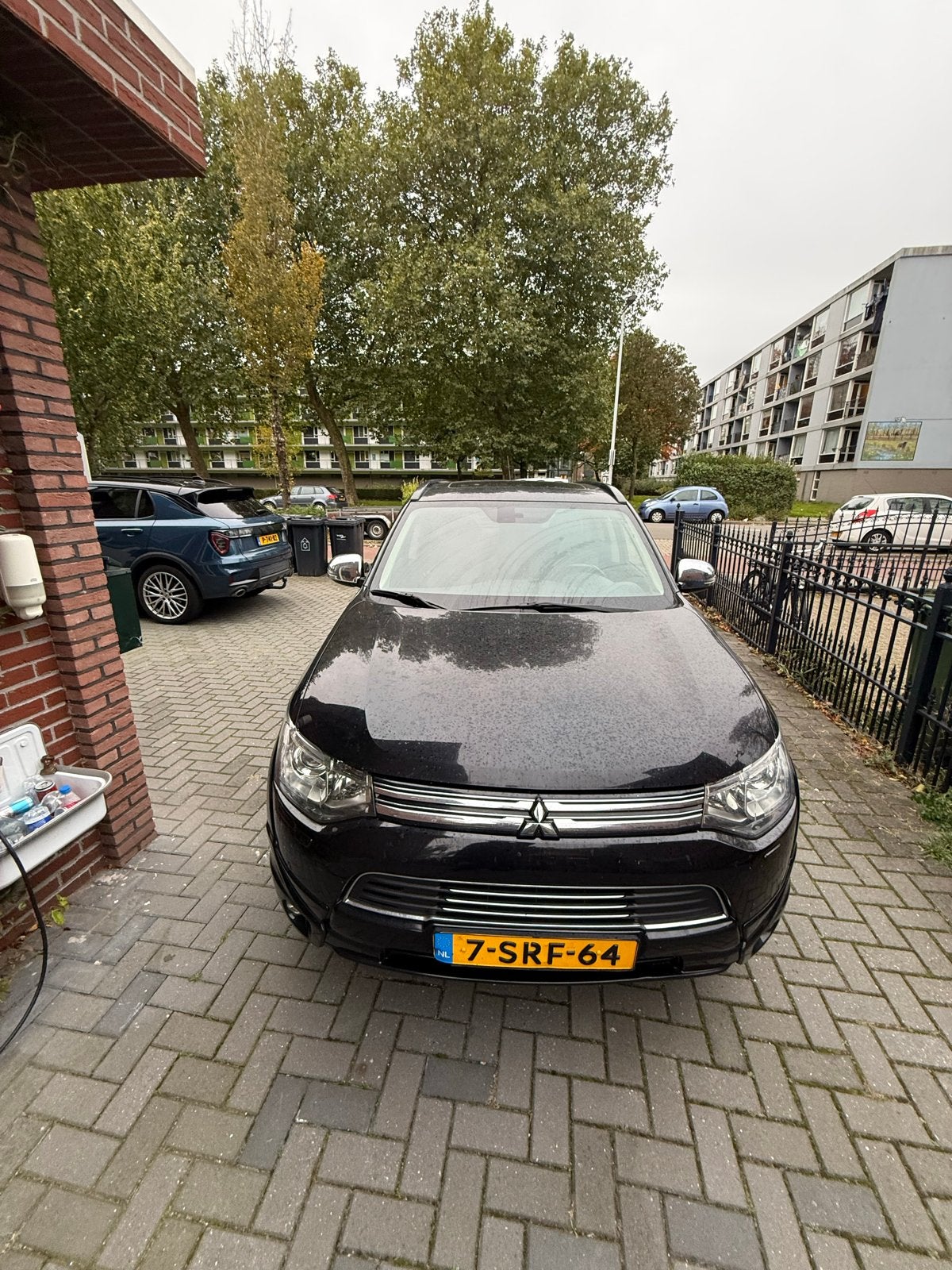Mitsubishi Outlander 2.0 Dohc Mivec Phev 203pk 4WD CVT 5P, Auto's, 1998 cc, 4 cilinders, Zwart, Vierwielaandrijving