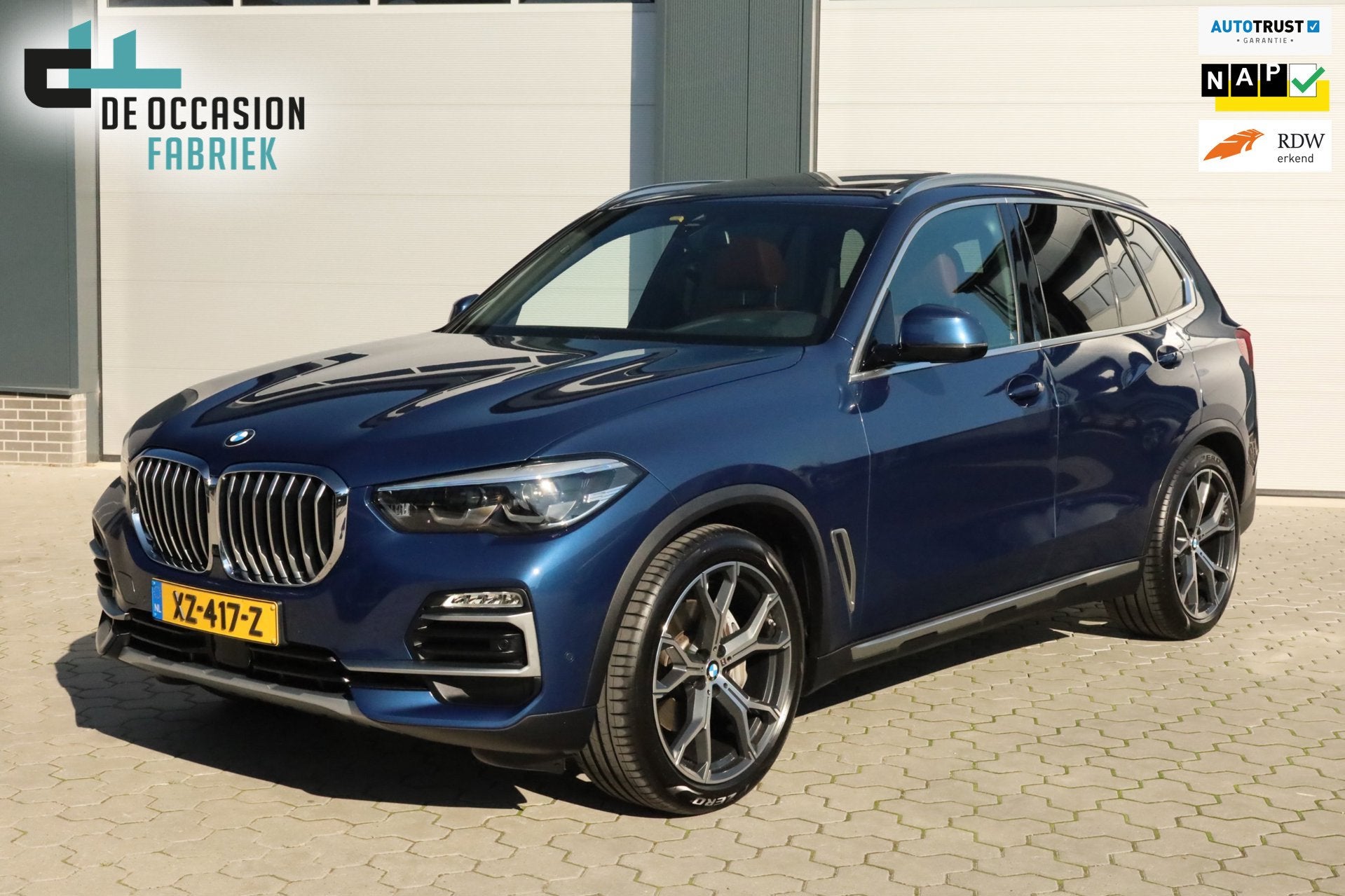 BMW X5 XDrive40i High Executive Luchtvering 4-wielsturing Pa, Auto's, BMW, Automaat, Gebruikt, Automatische klimaatregeling, 340 pk