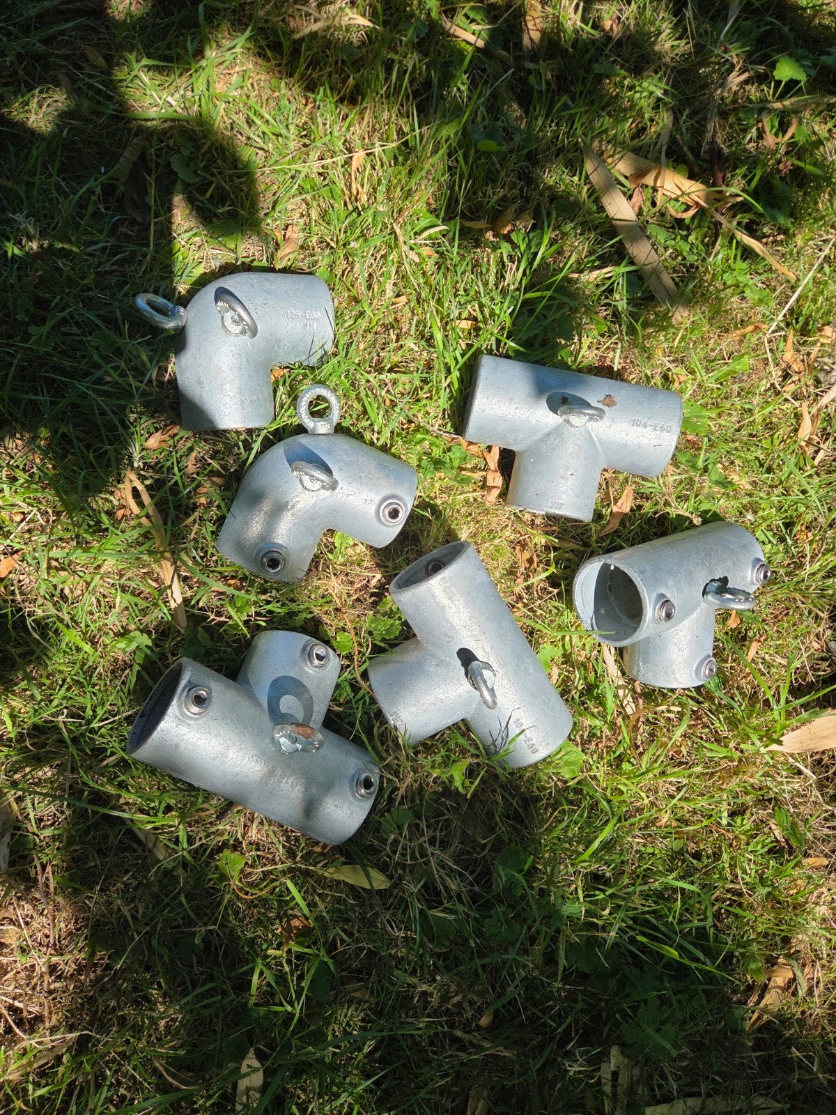 Zware Steigerbuis koppelingen 60,3mm (8 / E60) - 6 stuks, Ophalen of Verzenden, Zo goed als nieuw