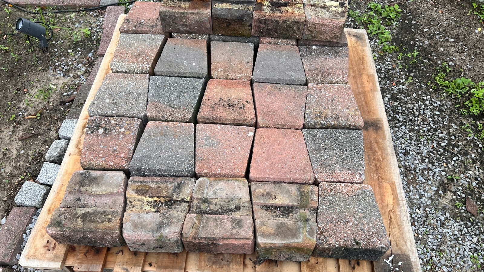 GRATIS Border stapelstenen rond 230 stuks, Tuin en Terras, Ophalen, Gebruikt, Overige materialen, Overige typen