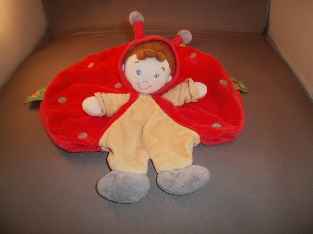 nicotoy simba popje aardbei  lieveheersbeestje doekje rood/, Kinderen en Baby's, Speelgoed | Knuffels en Pluche, Overige karakters