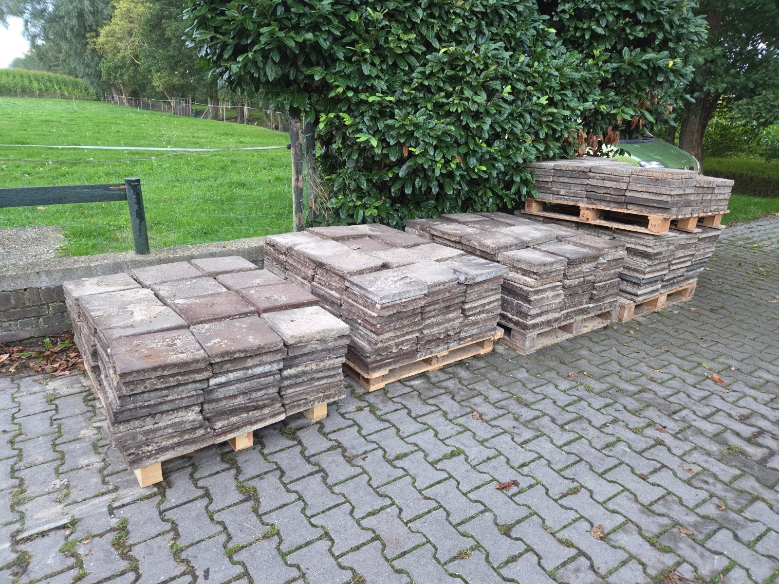 Gebruikte terrastegels 30x30., Ophalen, Overige materialen, Gebruikt, 20 tot 40 cm