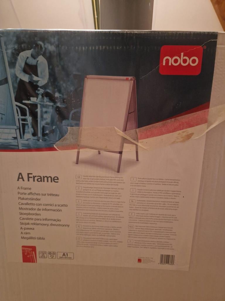 NIEUW • NOBO • Stoep bord • A Frame, Ophalen of Verzenden