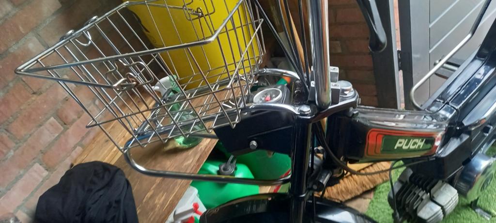 Mand en voorbagagedrager voor Puch, Fietsen en Brommers, Ophalen of Verzenden