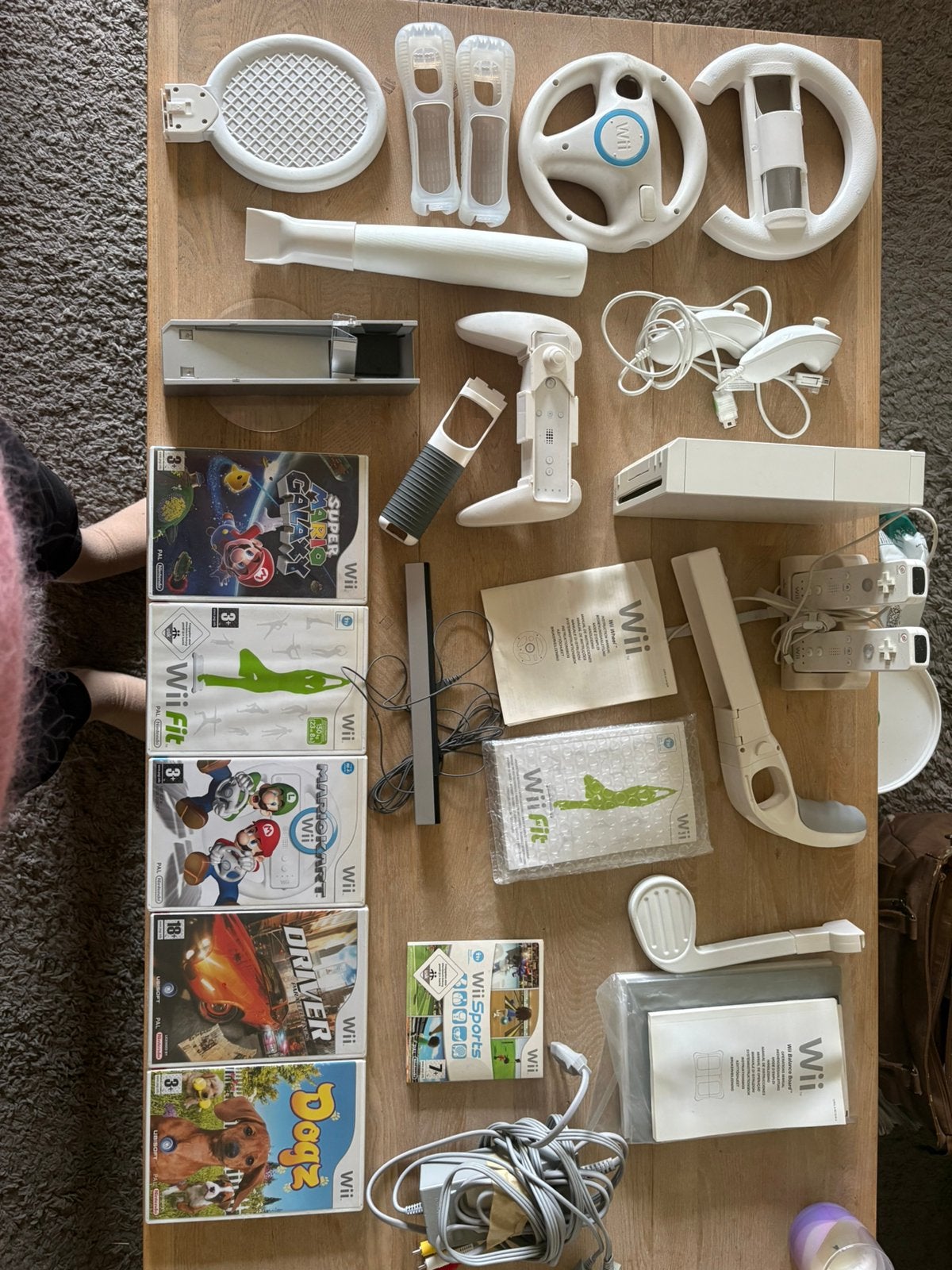 Wii spelcomputer met toe behoren, 2 spelers, Ophalen, Gebruikt, Vanaf 7 jaar