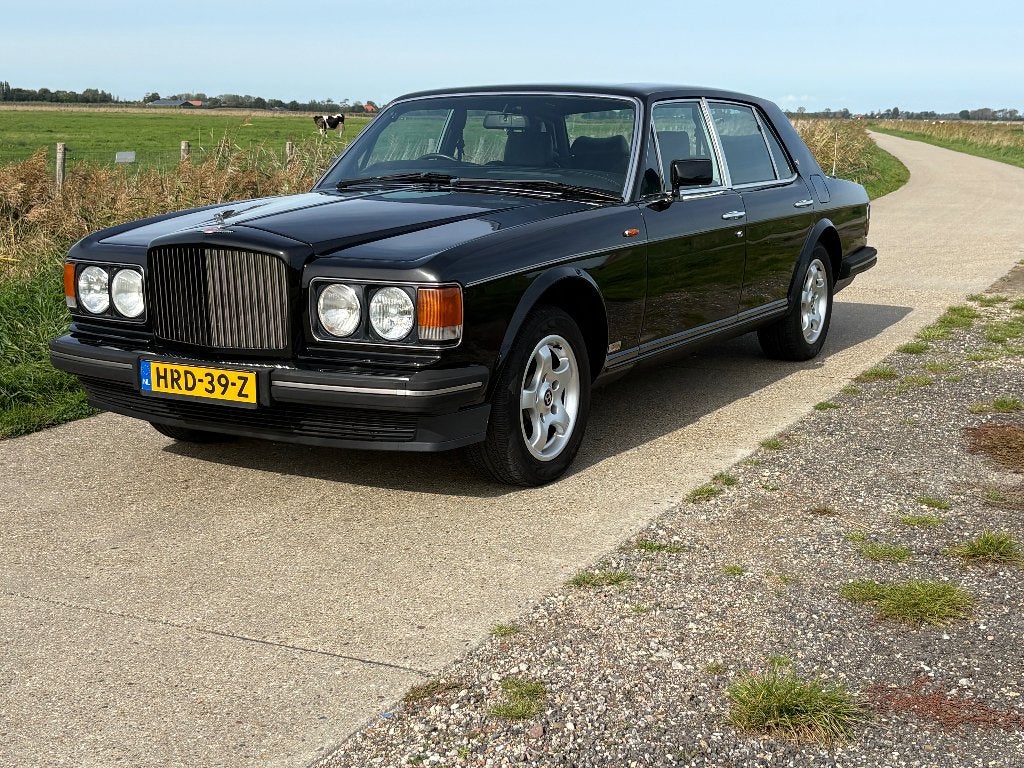 Bentley Turbo R – 1987 – Injectie – RHD – Zwart/Zwart, Auto's, Automaat, Achterwielaandrijving, Elektrische ramen, Zwart