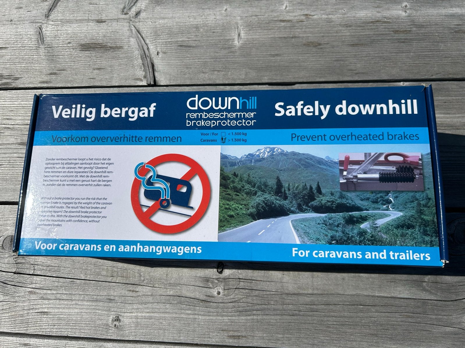 Downhill rembeschermer - ideaal voor bergritten, Caravans en Kamperen, Caravan accessoires, Gebruikt, Ophalen