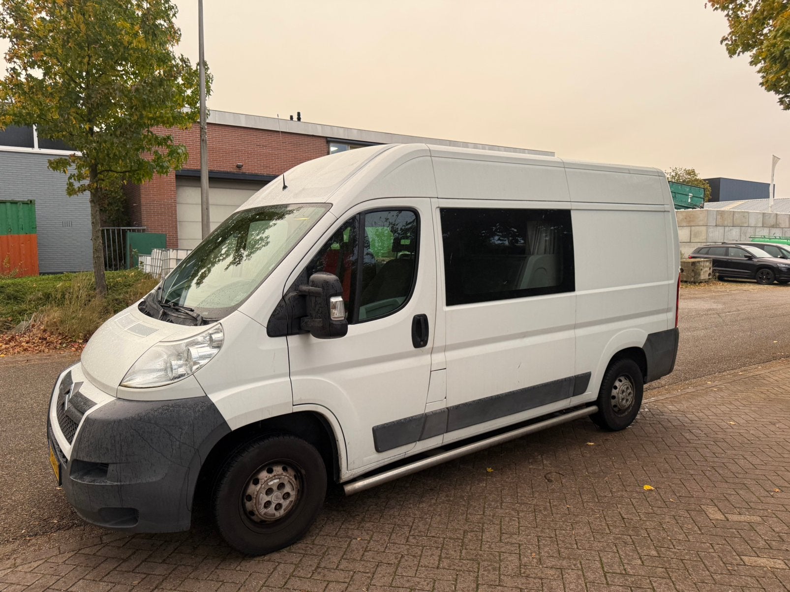 Citroën Jumper 33 3.0HDI 2009 Dubbel Cabine, Auto's, Voorwielaandrijving, Zwart, 157 pk, Wit
