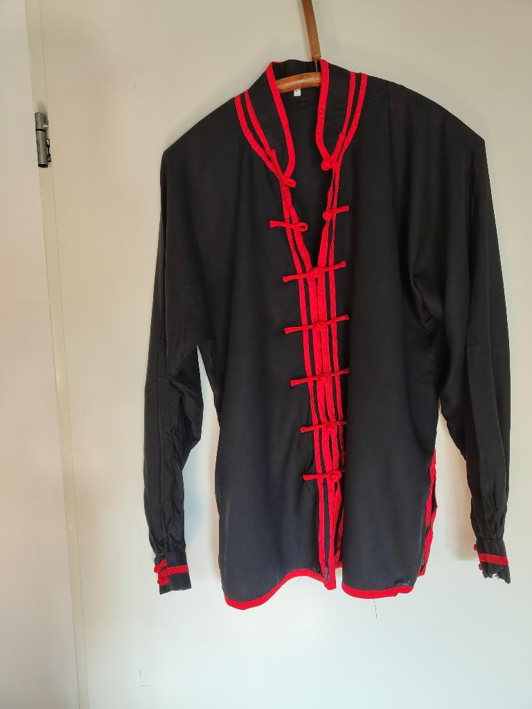blouse, Ophalen of Verzenden, Zo goed als nieuw, Maat 42/44 (L), Zwart