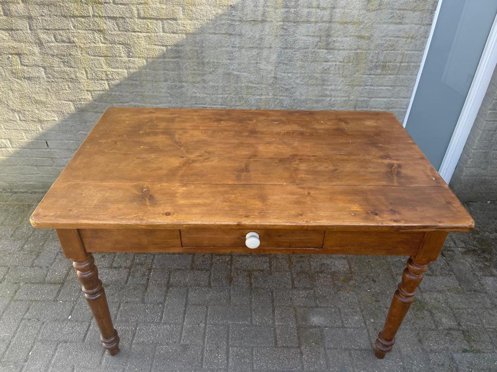 Buro tafel, Ophalen