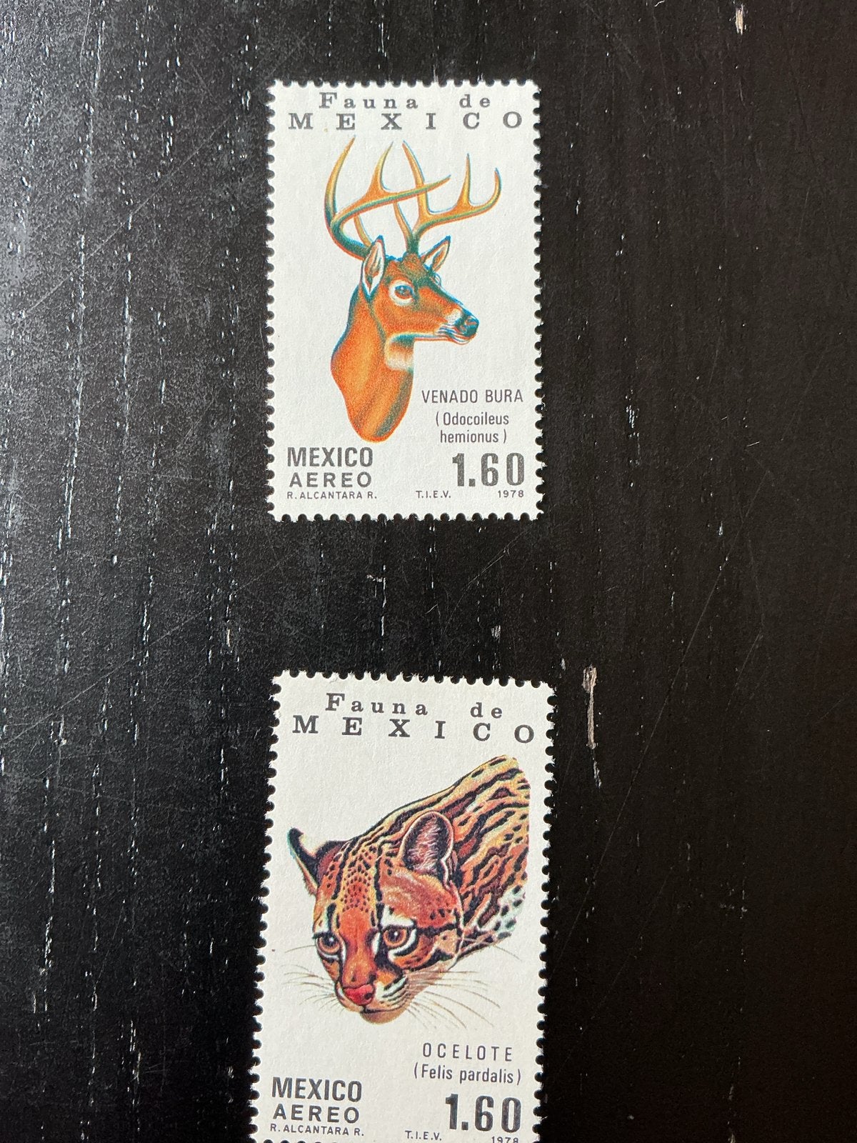 Mexico 1978 Fauna: Hert en Ocelot postzegels, Ophalen of Verzenden, Postfris, Midden-Amerika