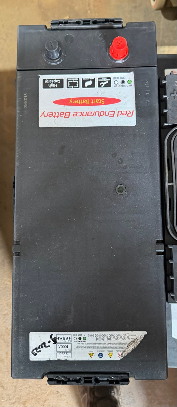 Red Endurance Startaccu 165Ah 1000A, Gebruikt, Universele onderdelen