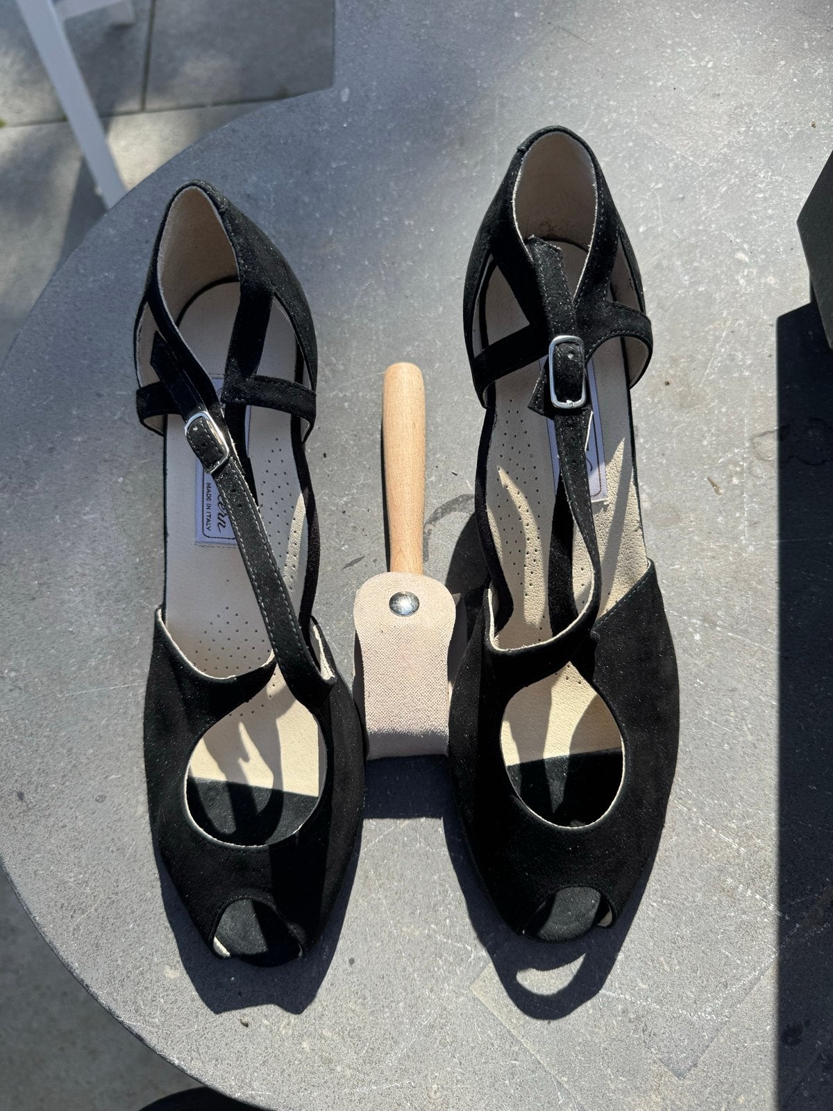 Werner Kern Ballroom Dansschoenen Zwart - Maat 41/41.5, Ophalen, Zo goed als nieuw, Zwart, Dansschoenen